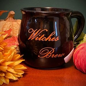 Witches Brew Black Halloween Witch Mug